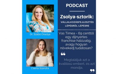 Zsolya sztorik: Vállalkozásfejlesztés lépésről lépésre podcast – Sikeren innen és túl, őszintén